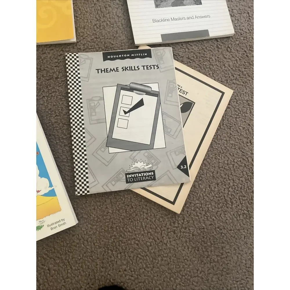 Grades 1-5 Activity School Workbooks, Lot of 5, VG , Variety. Nice.
